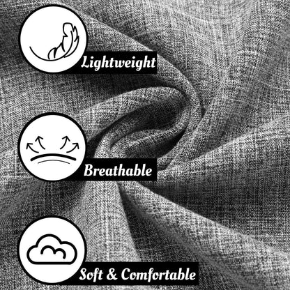 Men's Casual Cotton Linen Long Sleeve Shirt